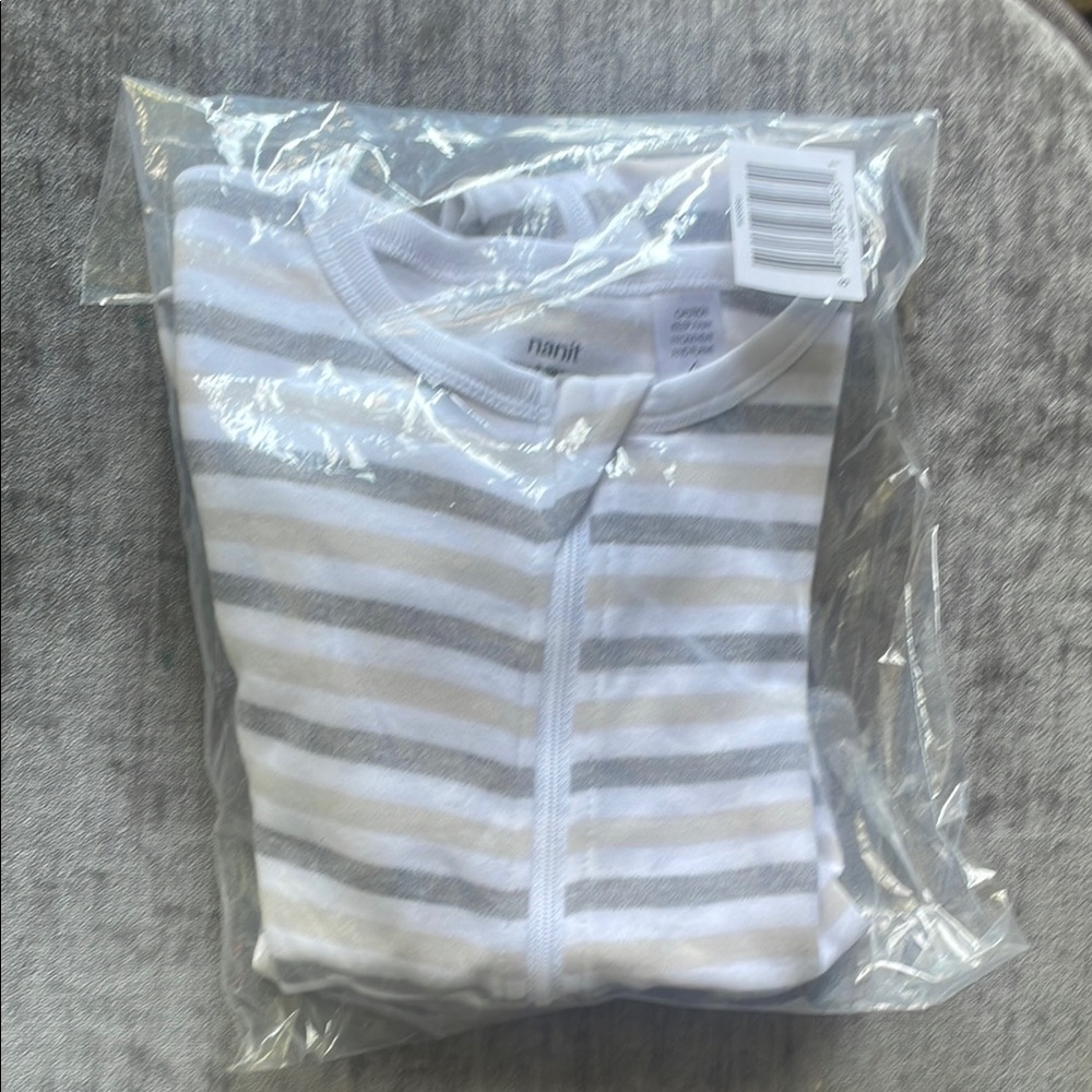Kids Striped Gray and White Shirt